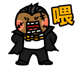 The Godfather and His Dog sticker #11671784