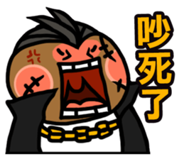 The Godfather and His Dog sticker #11671788