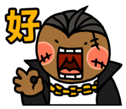 The Godfather and His Dog sticker #11671801