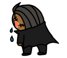 The Godfather and His Dog sticker #11671806