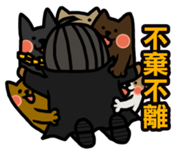 The Godfather and His Dog sticker #11671821