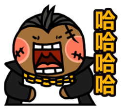 The Godfather and His Dog sticker #11671822