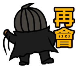 The Godfather and His Dog sticker #11671823