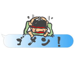 Chibi Yamakasa balloon Sticker sticker #11672198