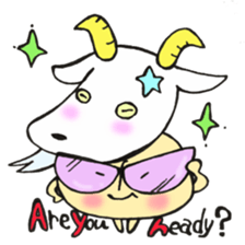 Mr. Capricorn mushroom sticker #11672281