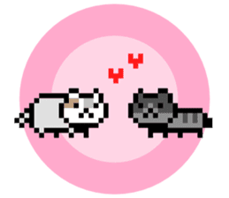 Dot Cat -NekoBraver Lv.0 - sticker #11672516