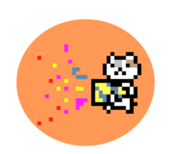 Dot Cat -NekoBraver Lv.0 - sticker #11672531