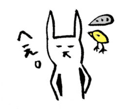 Japanese Rabbit to the reply sticker #11672586