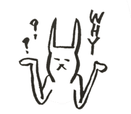 Japanese Rabbit to the reply sticker #11672595