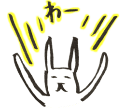 Japanese Rabbit to the reply sticker #11672619