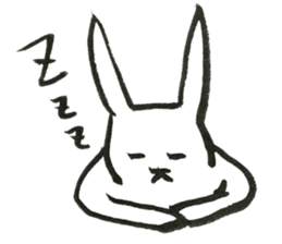 Japanese Rabbit to the reply sticker #11672623