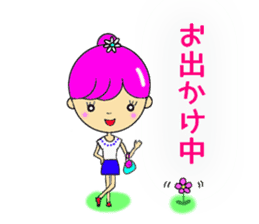 Dumplings hair's girls sticker #11672997