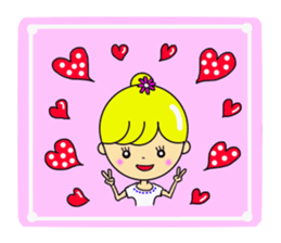 Dumplings hair's girls sticker #11673002