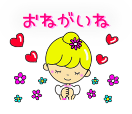 Dumplings hair's girls sticker #11673004