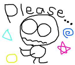 cute hand writing sticker2 sticker #11673744