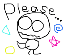 cute hand writing sticker2 sticker #11673744