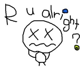 cute hand writing sticker2 sticker #11673746