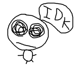 cute hand writing sticker2 sticker #11673747