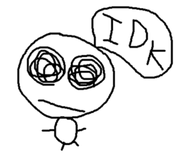 cute hand writing sticker2 sticker #11673747