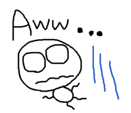 cute hand writing sticker2 sticker #11673749