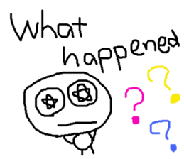 cute hand writing sticker2 sticker #11673757