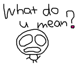 cute hand writing sticker2 sticker #11673763