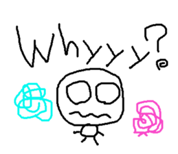 cute hand writing sticker2 sticker #11673764