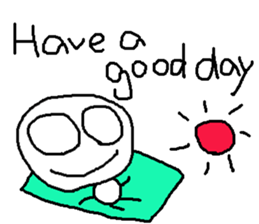 cute hand writing sticker2 sticker #11673771