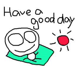 cute hand writing sticker2 sticker #11673771