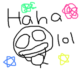 cute hand writing sticker2 sticker #11673773