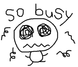 cute hand writing sticker2 sticker #11673778