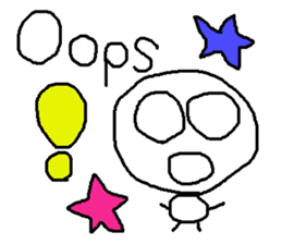 cute hand writing sticker2 sticker #11673783