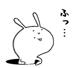 rabbit from the hole sticker #11674351