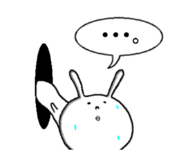 rabbit from the hole sticker #11674352