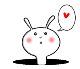 rabbit from the hole sticker #11674360