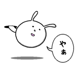 rabbit from the hole sticker #11674361