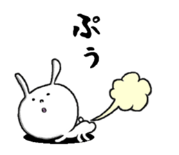 rabbit from the hole sticker #11674362