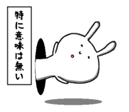 rabbit from the hole sticker #11674377