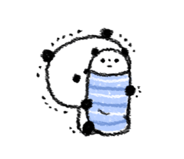 gu-tara panda sticker #11674411