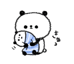 gu-tara panda sticker #11674419