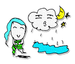 I am a ghost cute. My name is Tanee! sticker #11674497