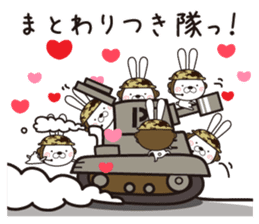 Usagi Corps fell in love sticker #11674556