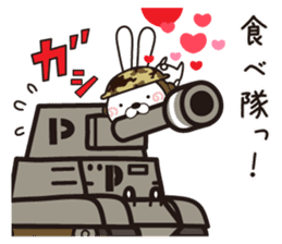 Usagi Corps fell in love sticker #11674559