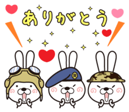 Usagi Corps fell in love sticker #11674560