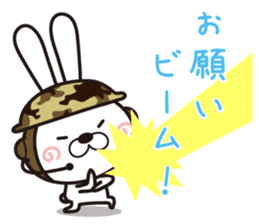 Usagi Corps fell in love sticker #11674570