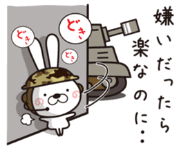 Usagi Corps fell in love sticker #11674572