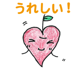 Heart&Apple sticker #11674784