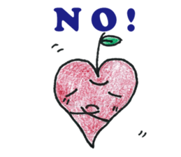 Heart&Apple sticker #11674786