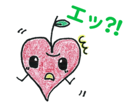 Heart&Apple sticker #11674787