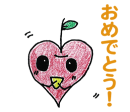 Heart&Apple sticker #11674790